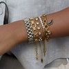 Light Luxury Stainless Steel Watch Strap Zircon Bracelet For Women With Electroplating Processing