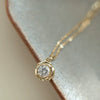 Light Luxury 925 Sterling Silver Flower Diamond Necklace For Women With 14K Gold Plating And Ochain
