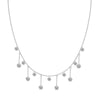 Light Luxury 925 Sterling Silver Geometric Clavicle Chain Necklace For Women With Electroplating
