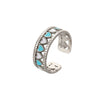 Light Luxury Style Stainless Steel Oil Dripping Open Ring With Hollow Star And Moon And Sun Pattern