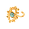 Light Luxury Titanium Steel Geometric Open Ring With Electroplating For Women Fashion Jewelry