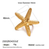Light Luxury Trendy All Match Conch Sea Star Sun Necklace Made Of 18K Gold And Stainless Steel