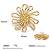Light Luxury Trendy All Match Conch Sea Star Sun Necklace Made Of 18K Gold And Stainless Steel