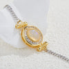 Light Luxury Women's Geometric S925 Sterling Silver Bracelet Set With Precious Stones