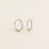 Light Luxury Women's Geometric 925 Silver Pearl Diamond Earrings With Electroplating
