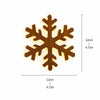 Lightup Wooden Reindeer Wall Sticker Selfadhesive Christmas Decoration With Printed Finish For Festive Home And Commercial Decor