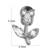 Lip Nail Piercing Earrings Stainless Steel Heart Shape Gold Electroplated
