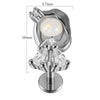 Lip Nail Piercing Earrings Stainless Steel Zircon Heart Shape