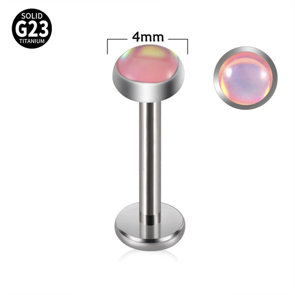 Lip Ring And Ear Bone Stud Earrings Titanium Geometric Electroplated