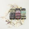 Lipstick Headphone Storage Bag Artificial Leather Snake Pattern Oval Electroplating Minimalist