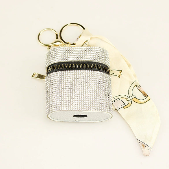 Lipstick Storage Box Glass Glazed Oval Diamondencrusted Minimalist Luggage Accessories