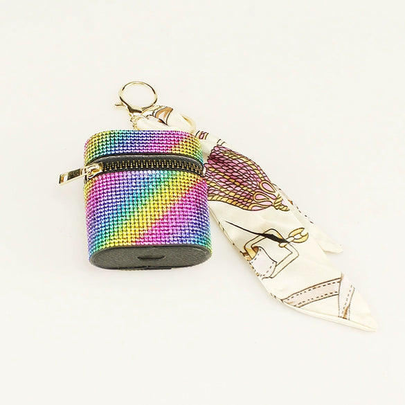 Lipstick Storage Box Glass Glazed Oval Diamondencrusted Minimalist Luggage Accessories