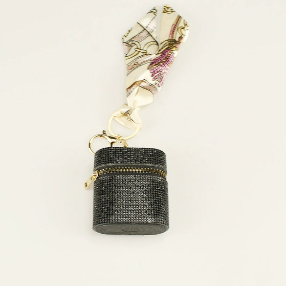 Lipstick Storage Box Glass Glazed Oval Diamondencrusted Minimalist Luggage Accessories