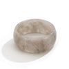 Literary Retro Round Acrylic Bracelet For Women With Electroplating Treatment
