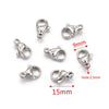 Lobster Buckle Connecting Buckle Dog Buckle Jewelry Accessories Stainless Steel Totem Electroplated