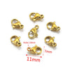 Lobster Buckle Connecting Buckle Dog Buckle Jewelry Accessories Stainless Steel Totem Electroplated