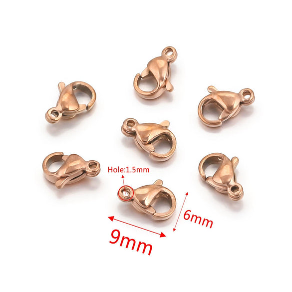 Lobster Buckle Connecting Buckle Dog Buckle Jewelry Accessories Stainless Steel Totem Electroplated