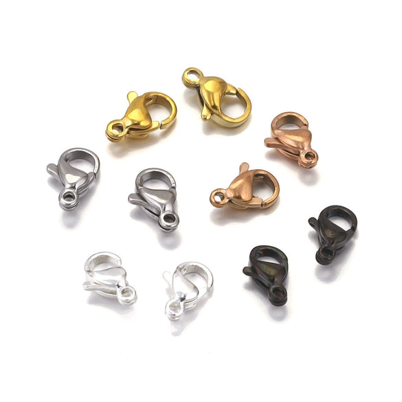 Lobster Buckle Connecting Buckle Dog Buckle Jewelry Accessories Stainless Steel Totem Electroplated