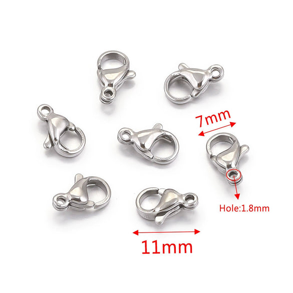 Lobster Buckle Connecting Buckle Dog Buckle Jewelry Accessories Stainless Steel Totem Electroplated