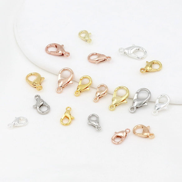 Lobster Clasp And Spring Clasp Alloy Accessories Electroplated Diy Beaded