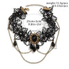 Lolita Lace Imitation Crystal Handmade Arm Chain Leg Chain With Water Drop Tassel And Flower Pattern Gothic Style Jewelry For Women