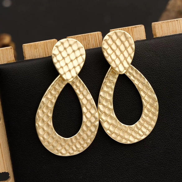 Long Geometric Retro Statement Earrings For Women Alloy Exaggerated Drop Jewelry Wholesale