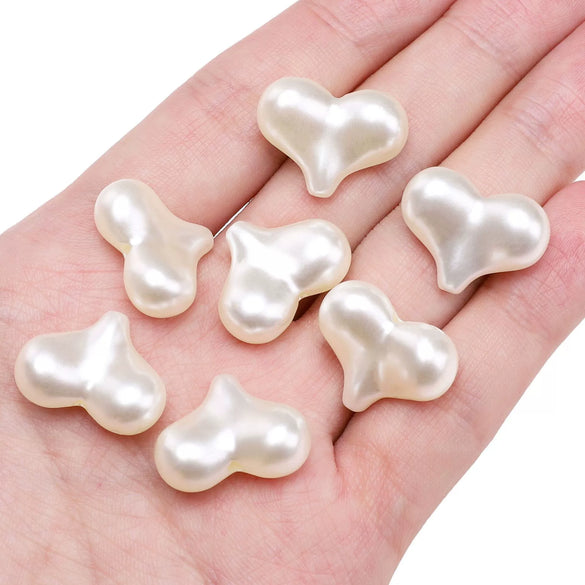 Loose Beads Abs Specialshaped Pearl Fivepointed Star Scallop Handmade Diy Bracelet Necklace Pendant Material Bag Accessories Geometric Style