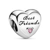 Loose Beads Accessories Bracelet Pendant Metal Heart Beaded With Totem Pattern And Electroplating Process