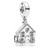 Loose Beads Accessories Bracelet Pendant Metal Heart Beaded With Totem Pattern And Electroplating Process