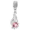 Loose Beads Accessories Bracelet Pendant Metal Heart Beaded With Totem Pattern And Electroplating Process
