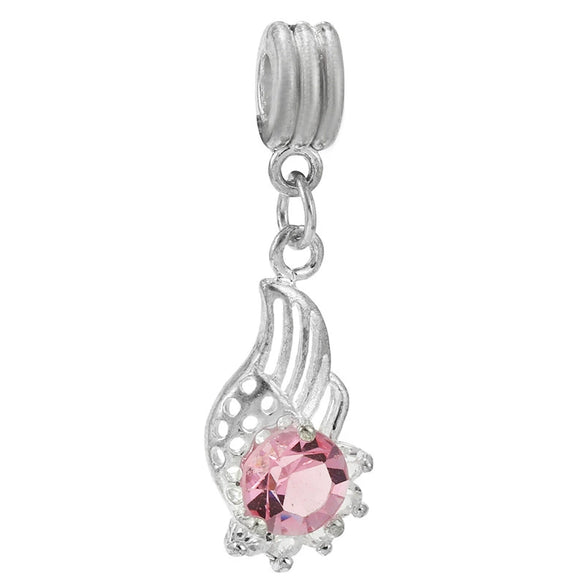 Loose Beads Accessories Bracelet Pendant Metal Heart Beaded With Totem Pattern And Electroplating Process