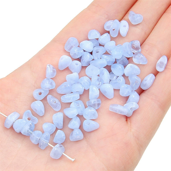 Loose Beads Acrylic And Glass Glaze Imitation Natural Gravel Irregular Diy Handmade