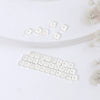 Loose Beads Copper Electroplated Square Spacer Diy Bracelet Necklace Accessories