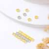 Loose Beads Copper Electroplated Square Spacer Diy Bracelet Necklace Accessories