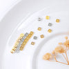 Loose Beads Copper Electroplated Square Spacer Diy Bracelet Necklace Accessories