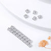 Loose Beads Copper Electroplated Square Spacer Diy Bracelet Necklace Accessories