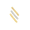 Loose Beads Copper Electroplated Square Spacer Diy Bracelet Necklace Accessories