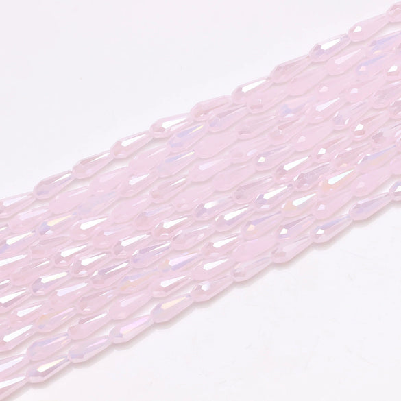 Loose Beads Jewelry Accessories Glass And Colored Glaze Water Drop Beads With Natural And Geometric Style Full Automaton Mill