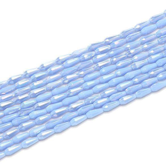 Loose Beads Jewelry Accessories Glass And Colored Glaze Water Drop Beads With Natural And Geometric Style Full Automaton Mill