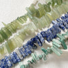 Loose Beads Natural Stone Blue And White Porcelain Crystal Column Asymmetrical Jade Beaded Accessories For Diy Jewelry Bracelet Necklace