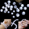 Loose Beads Plastic Resin Natural Style Round Cat's Eye Handmade Diy Bracelet Necklace Accessories