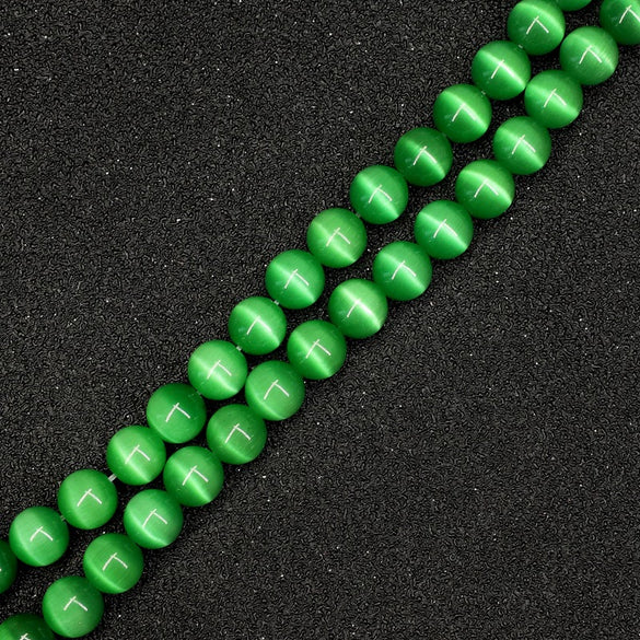Loose Cat's Eye Beads Natural Style Hand Woven Bracelet Material Antique Accessories