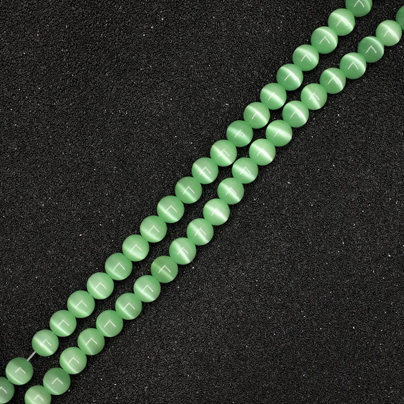 Loose Cat's Eye Beads Natural Style Hand Woven Bracelet Material Antique Accessories