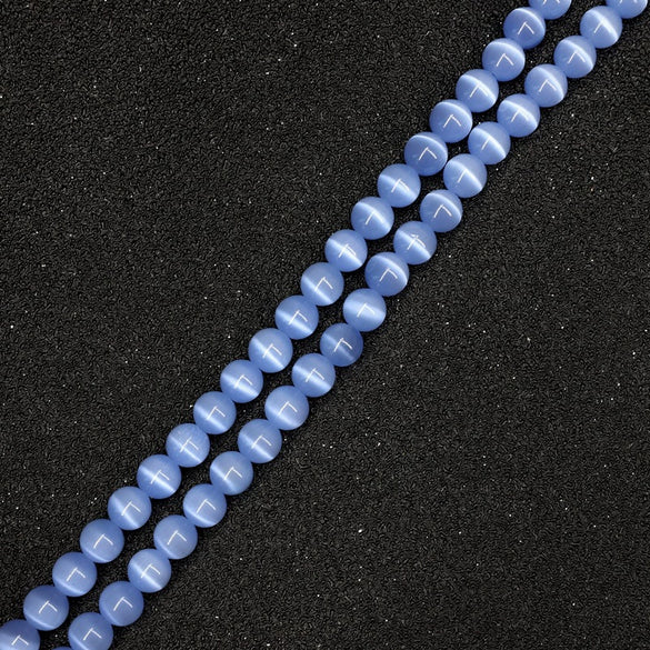 Loose Cat's Eye Beads Natural Style Hand Woven Bracelet Material Antique Accessories