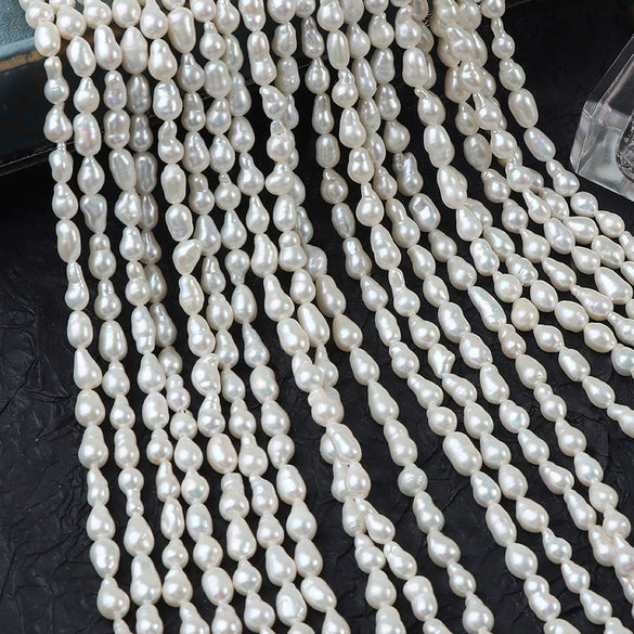 Loose Freshwater Natural Baroque Pearl Beads For Diy