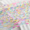 Loose Freshwater Shell Rice Beads Dyeing Handmade Beaded Bracelet Necklace Material Accessories