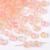 Loose Glass And Glaze Gradient Crystal Cut Wheel Beads Handmade Jewelry For Diy Bracelet And Necklace With Color Plating
