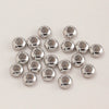 Loose Oblate Silicone Beads For Bracelet Copper Material With Real Gold Electroplating Handmade Diy Accessory