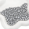 Loose Round Beads For Diy Abs Non Porous Plastic Beads With Pearl Plating For Clothing And Cosmetic Box Accessories Decoration Materials Geometric Style