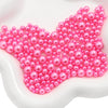 Loose Round Beads For Diy Abs Non Porous Plastic Beads With Pearl Plating For Clothing And Cosmetic Box Accessories Decoration Materials Geometric Style